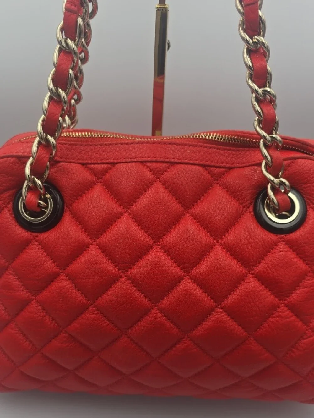 Kate Spade Orange Liberty Street Helena Quilted Chain Med Shoulder Bag (GOOD)🧡